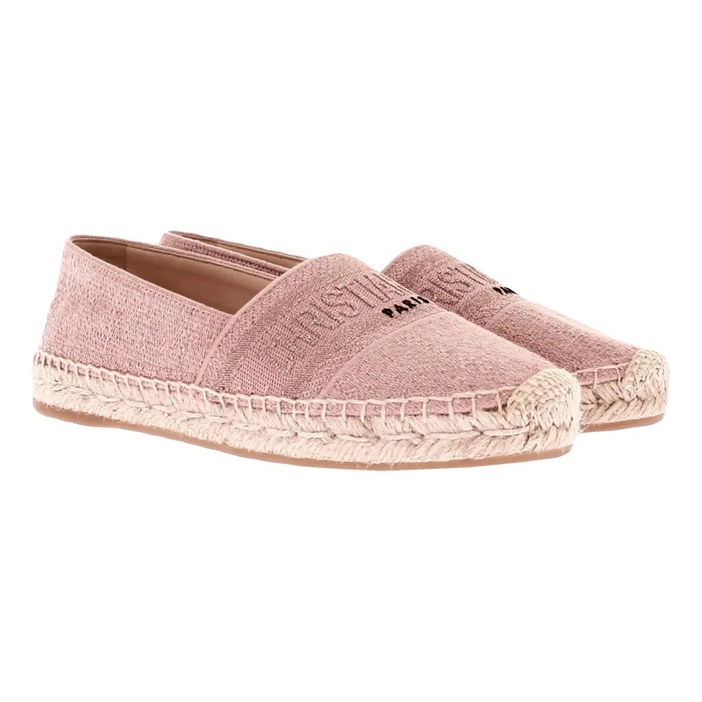 Christian Dior Rose Granville Espadrilles
